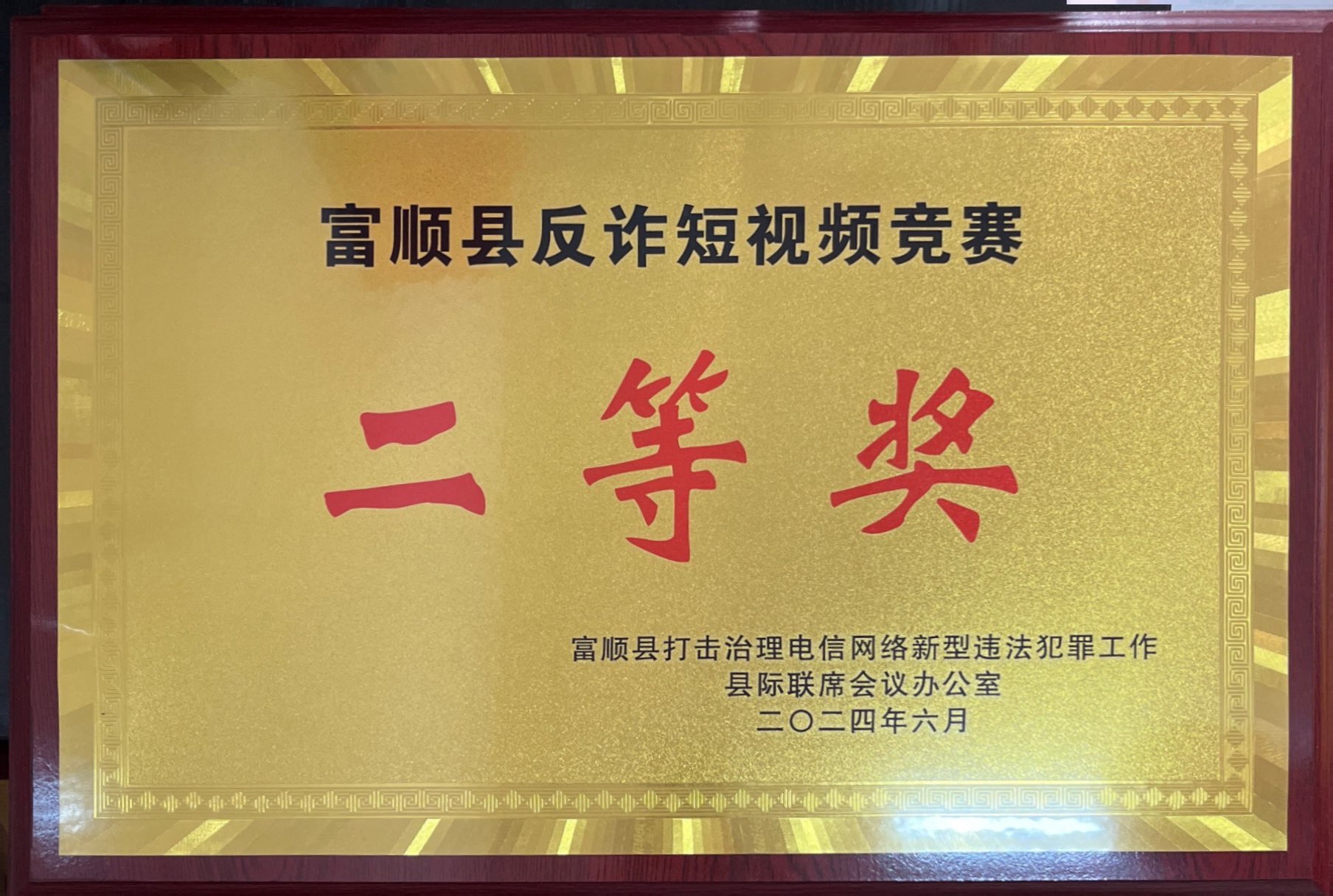 反诈短视频竞赛二等奖